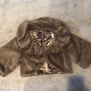 Faux fur coat